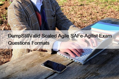 DumpStillValid Scaled Agile SAFe-Agilist Exam Questions Formats